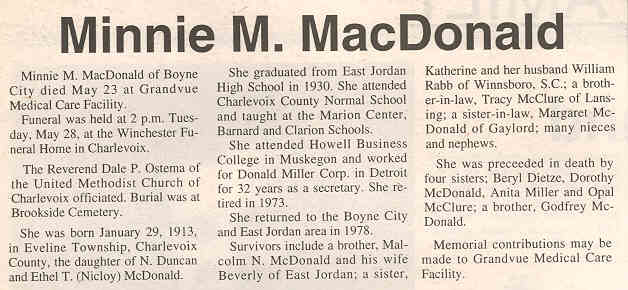 Minnie M. MacDonald thumbnail