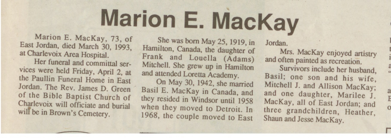 Marion E. MacKay thumbnail