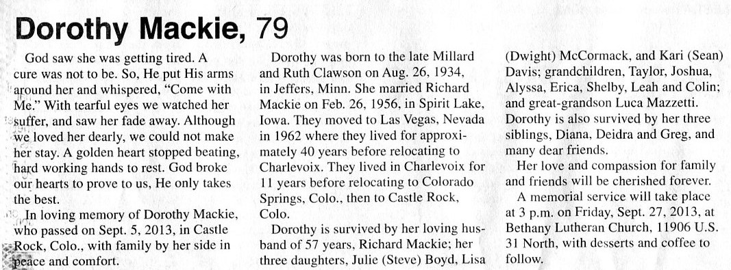 Dorothy Mackie thumbnail