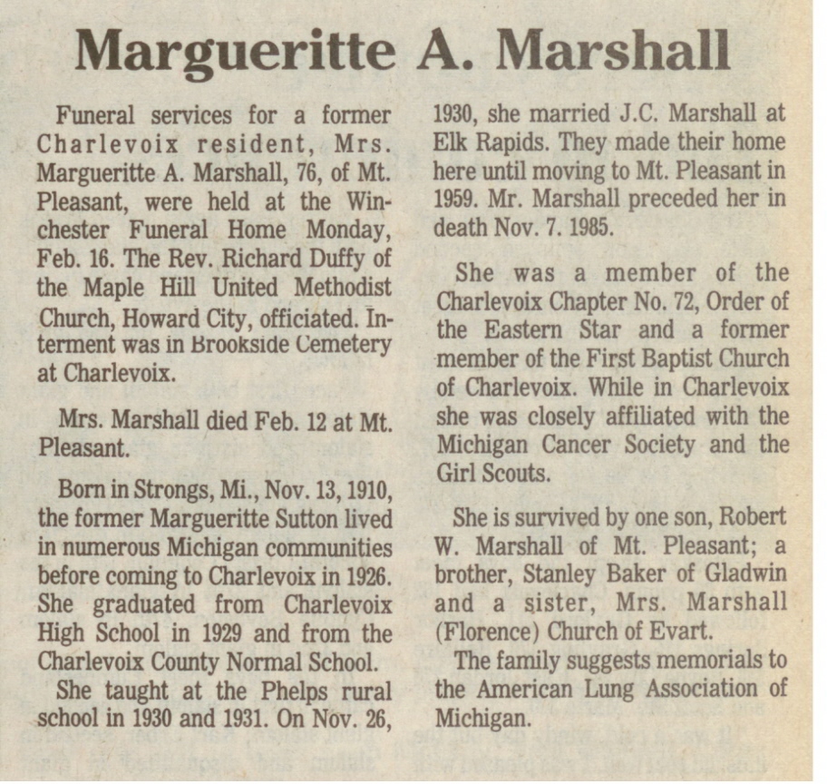 Marguerite A Marshall thumbnail