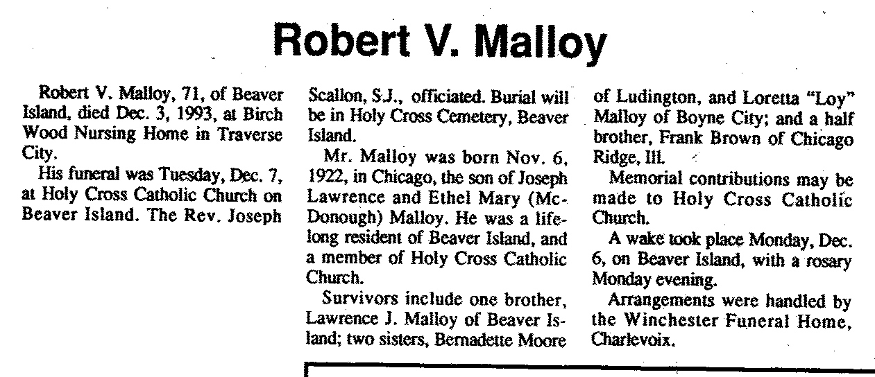 Robert V. Malloy thumbnail