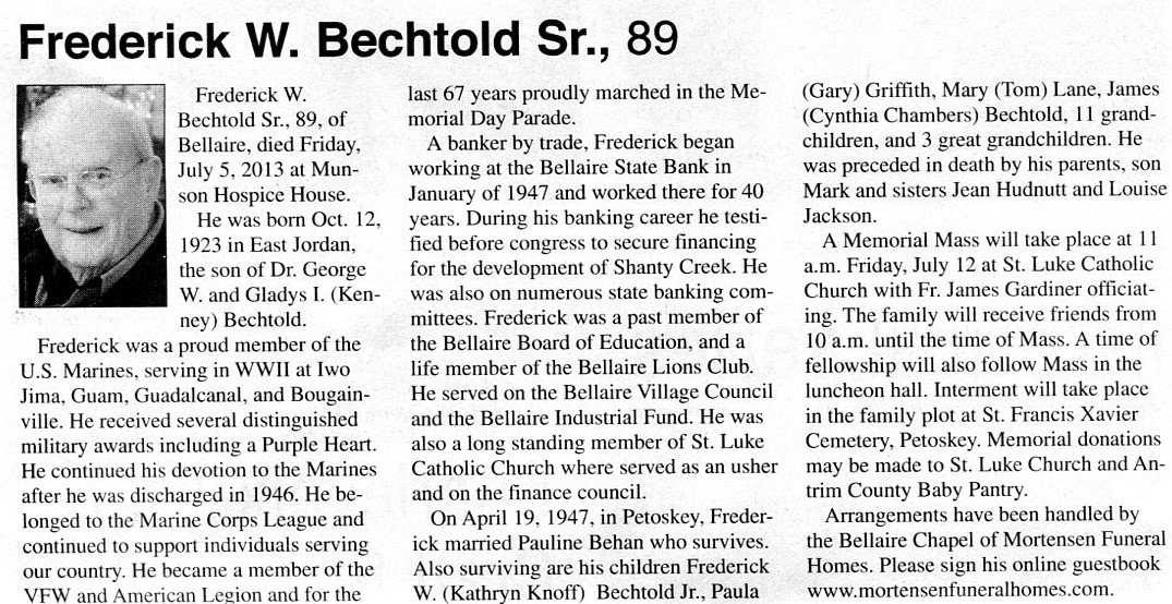 Frederick W., Sr. Bechtold thumbnail