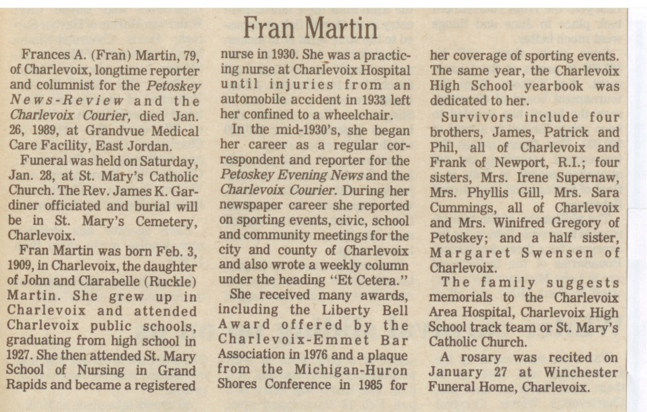 "Frances A. "Fran"" Martin thumbnail