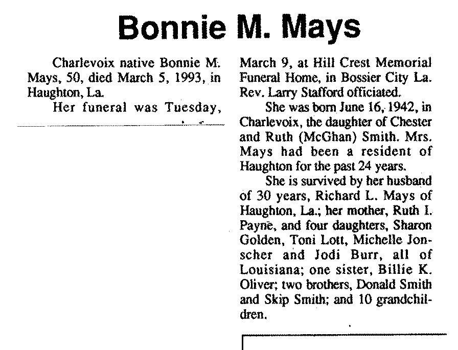 Bonnie M. Mays thumbnail