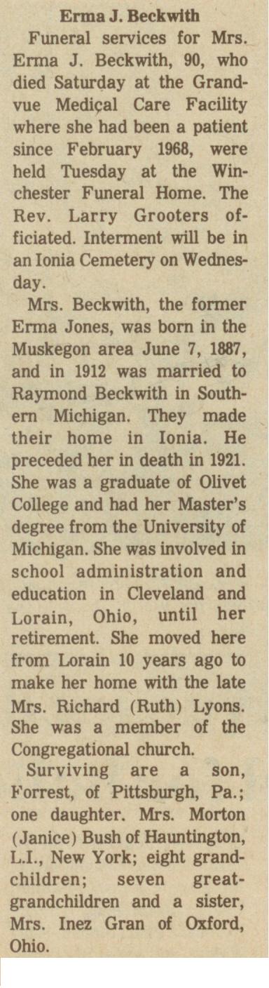 Erma J. Beckwith thumbnail