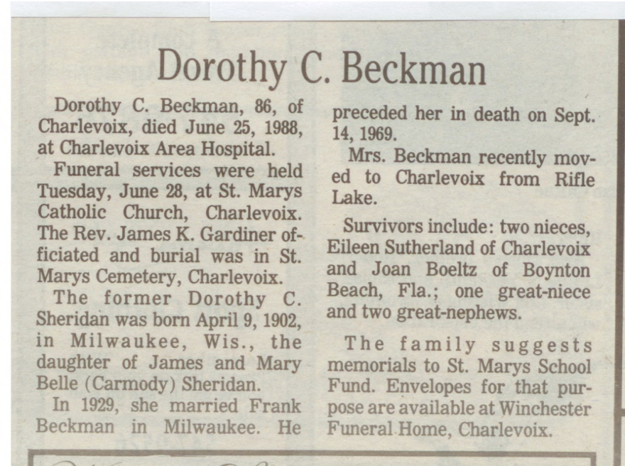 Dorothy C. Beckman thumbnail
