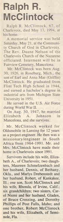 Ralph R. McClintock thumbnail