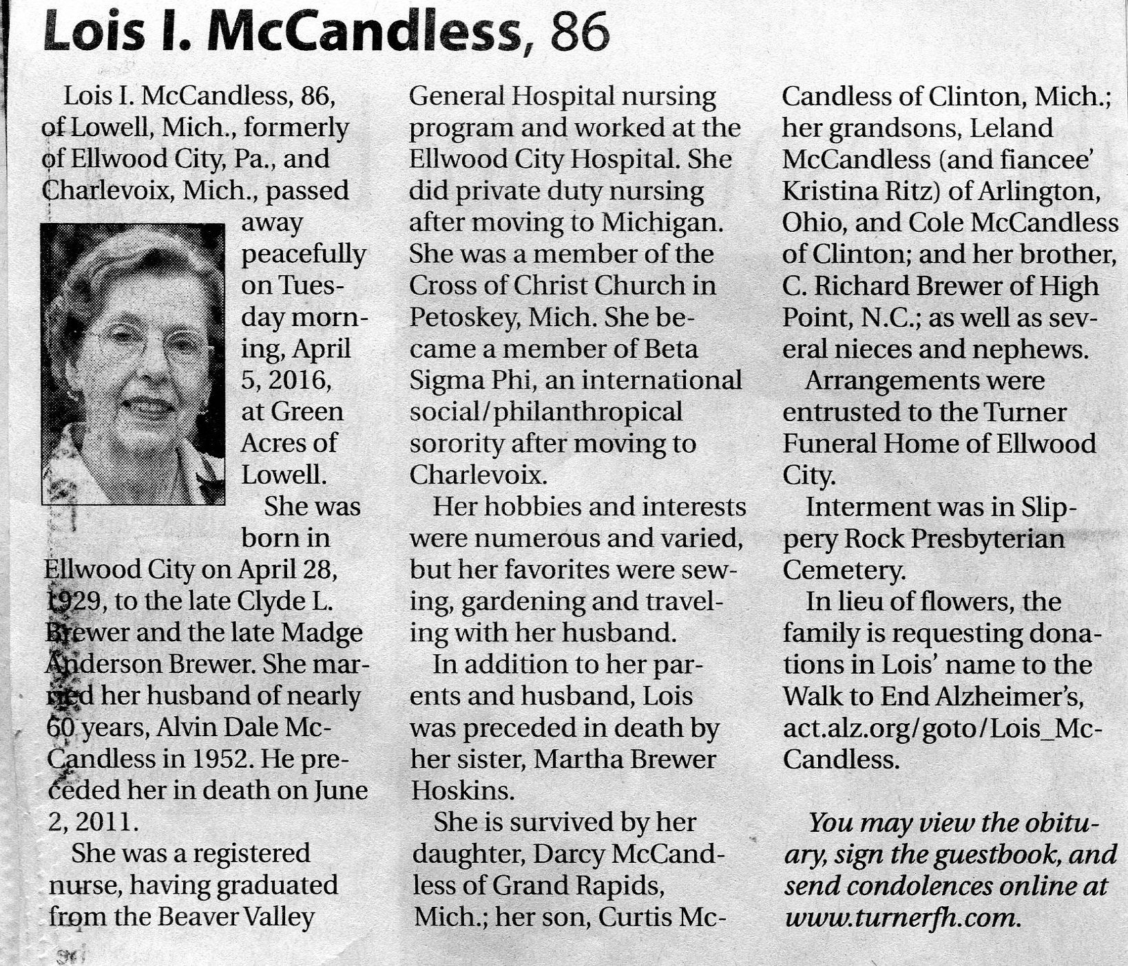 Lois I. McCandless thumbnail