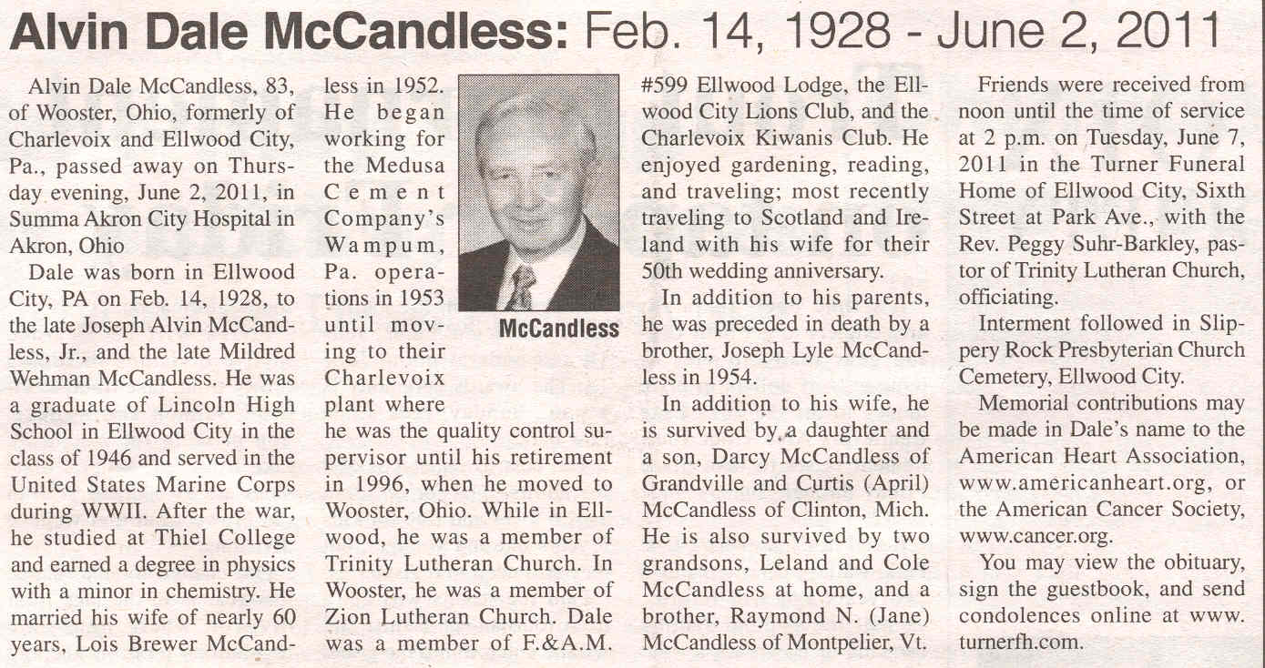 Alvin Dale McCandless thumbnail