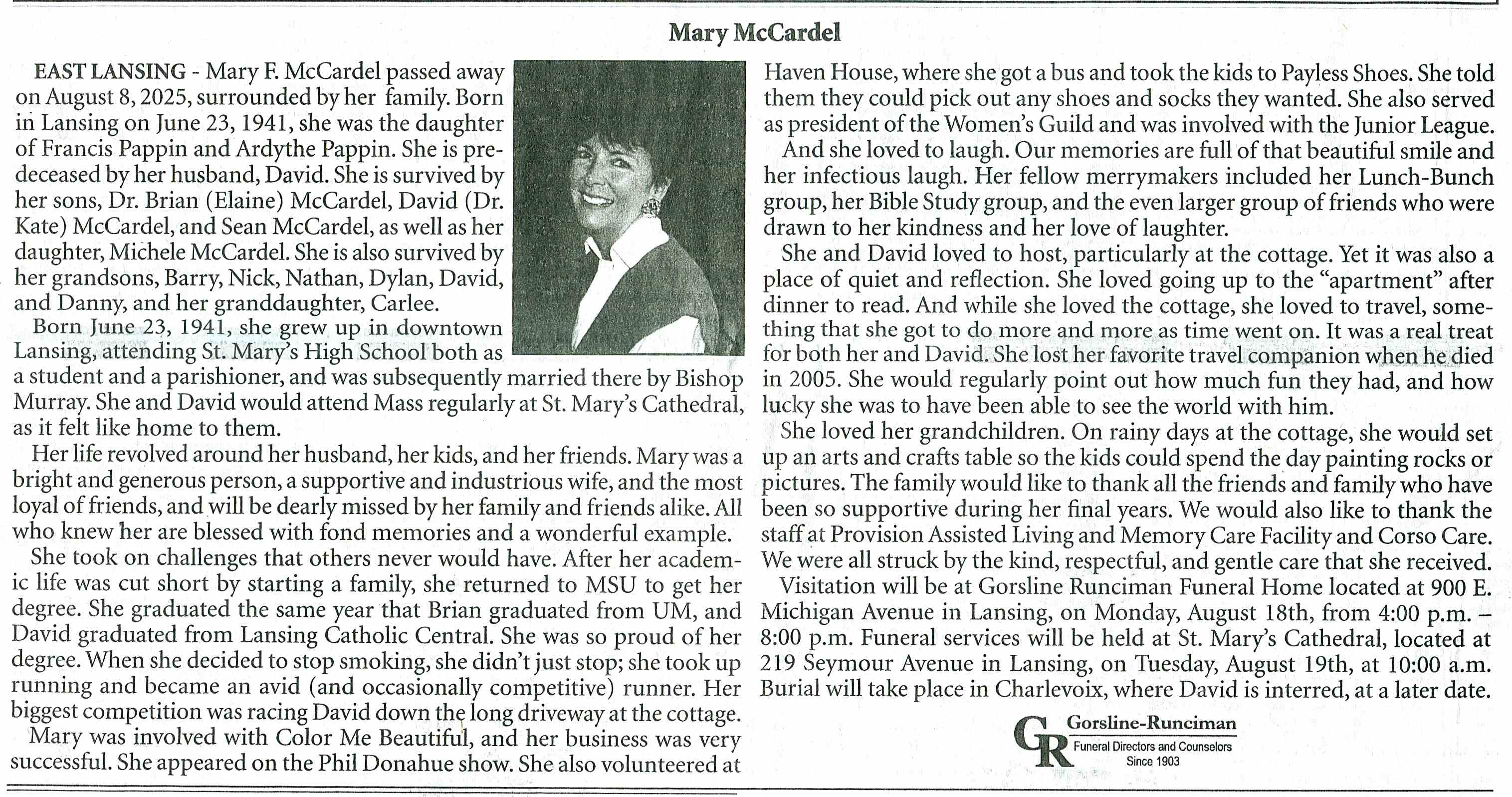 Mary F. McCardel thumbnail