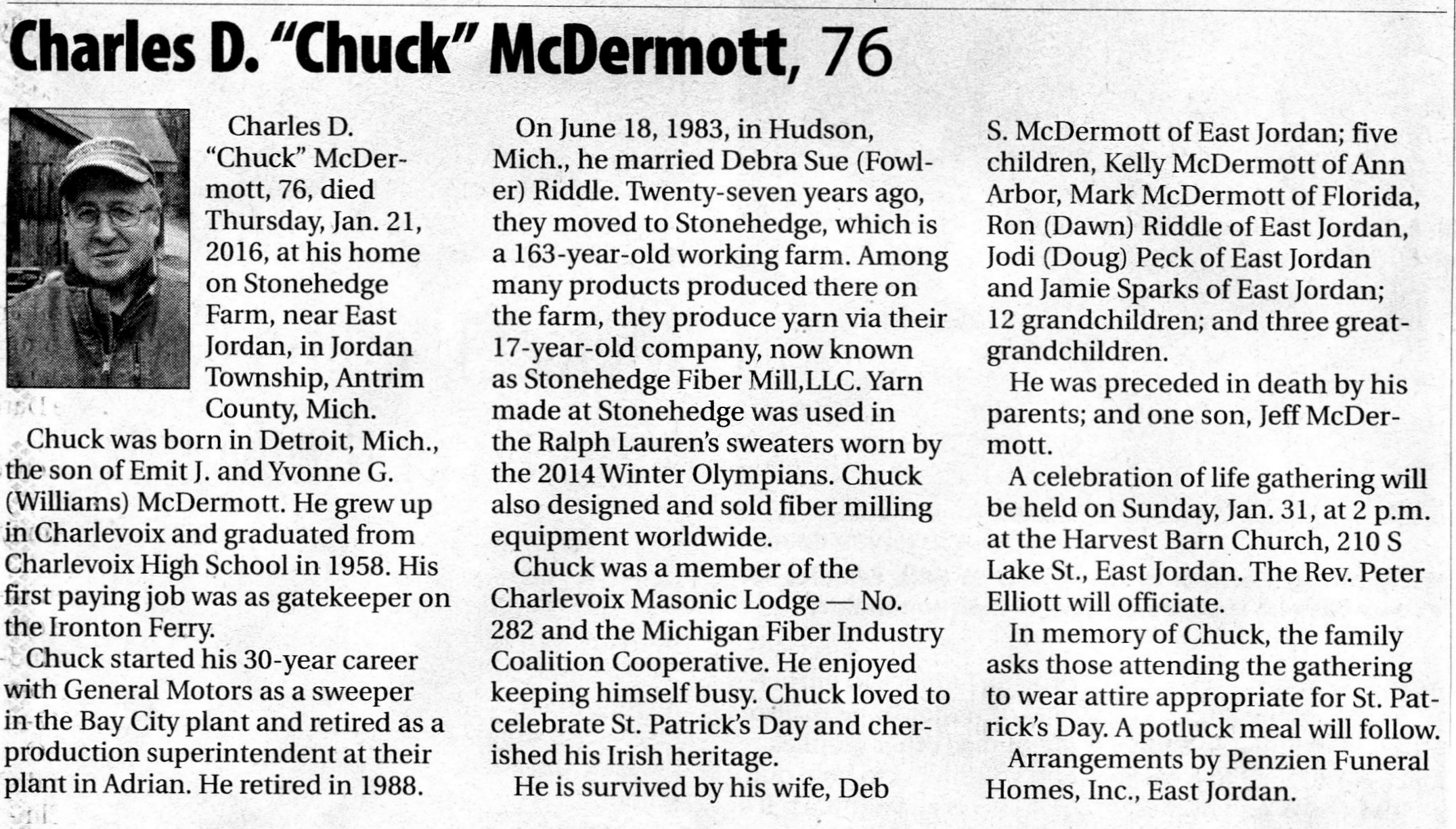 "Charles D. "Chuck" " McDermott thumbnail