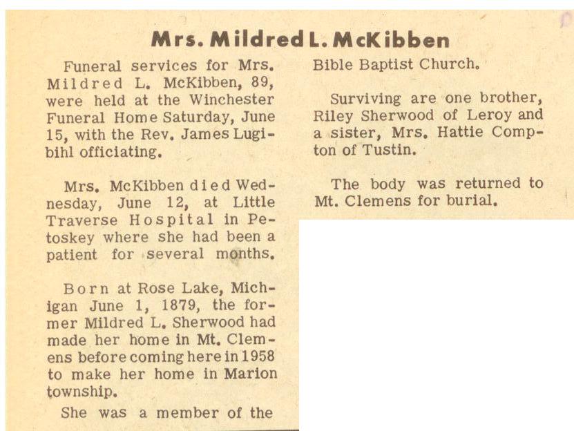 Mildred L. McKibben thumbnail