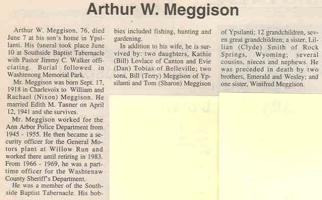 Arthur W. Meggison thumbnail
