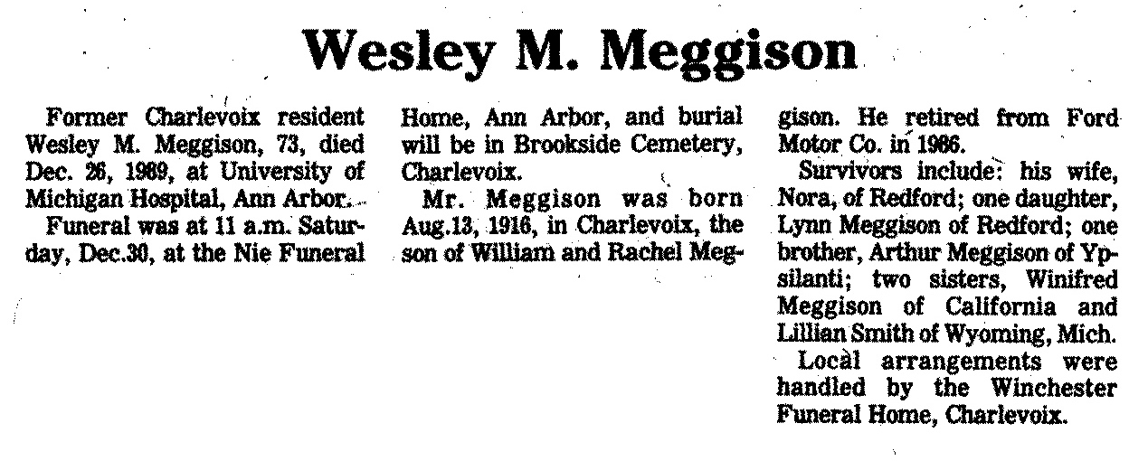 Wesley M. Meggison thumbnail