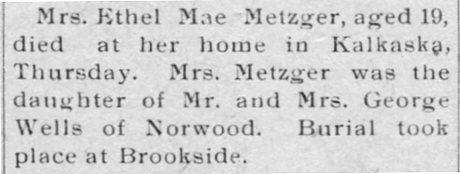 Ethel May Metzgar thumbnail