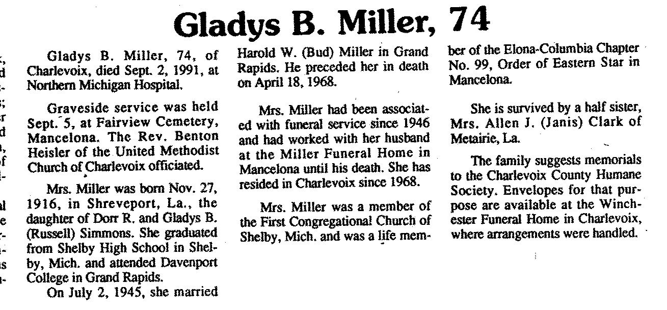Gladys B. Miller thumbnail