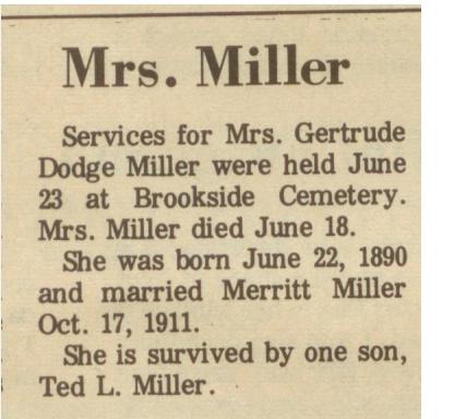 Gertrude Dodge Miller thumbnail