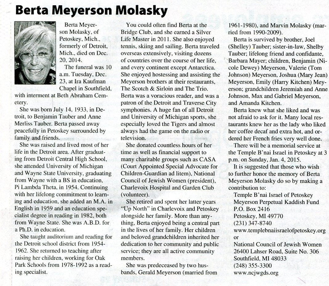 Berta Meyerson Molasky thumbnail
