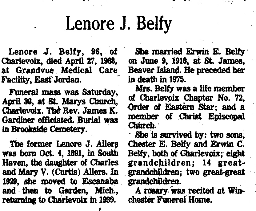 Lenore J. Belfy thumbnail