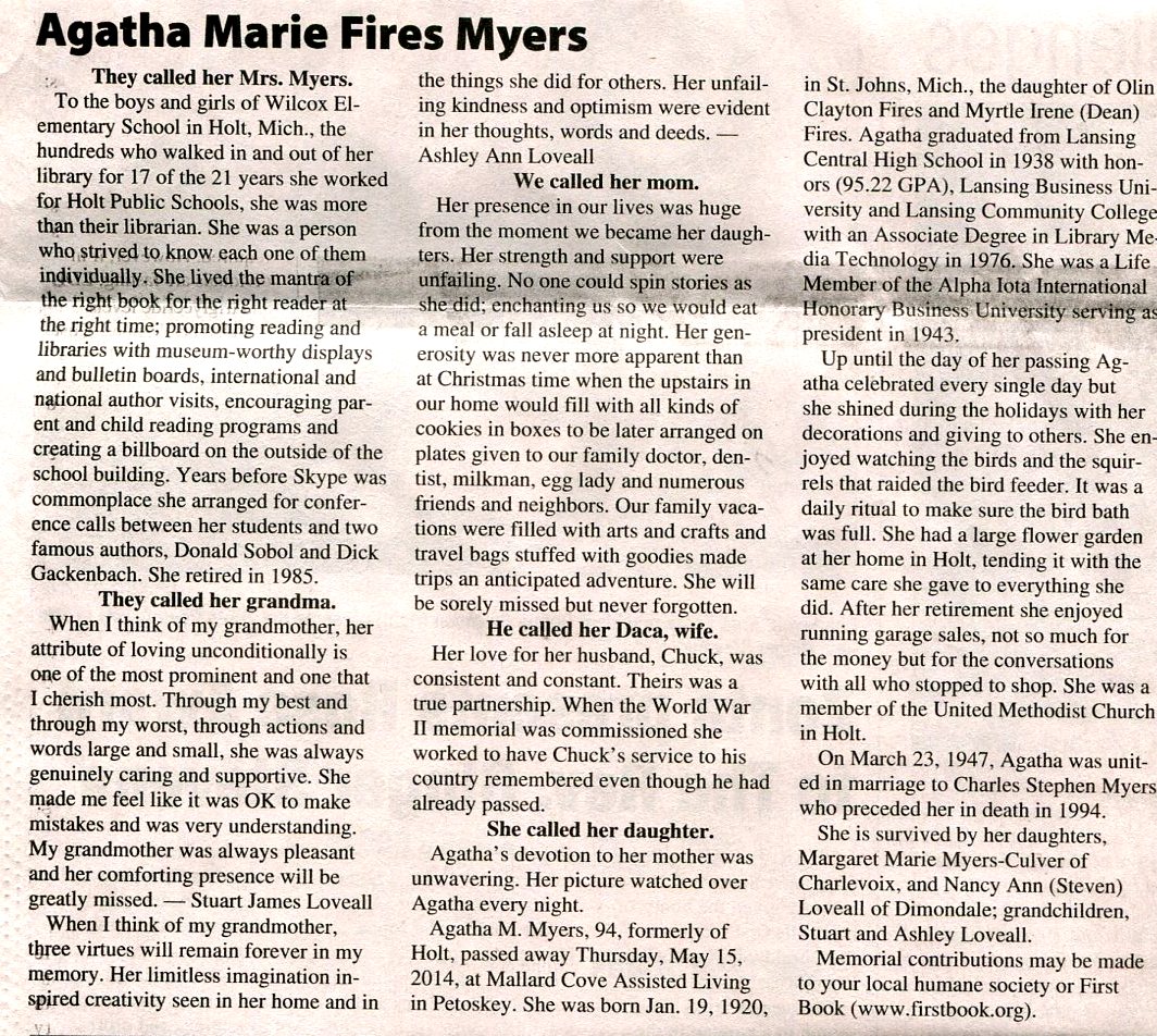 Agatha Marie Fires Myers thumbnail