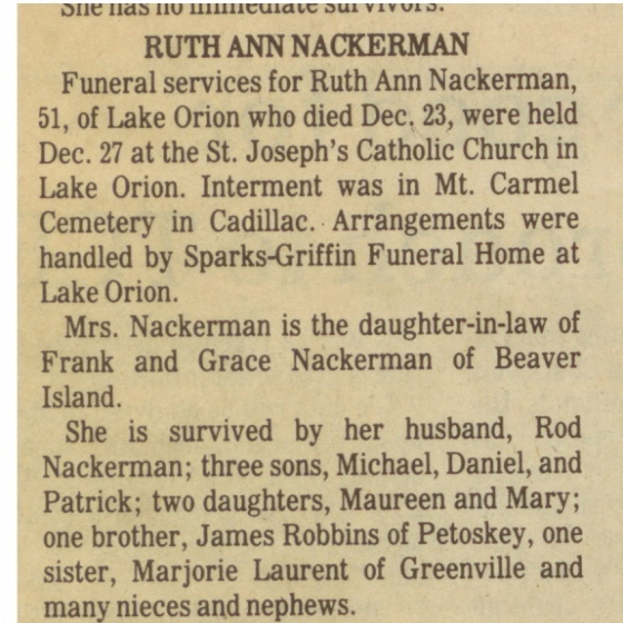 Ruth Ann Nackerman thumbnail