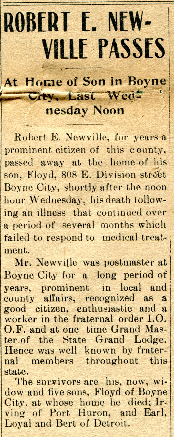 Robert E. Newville thumbnail