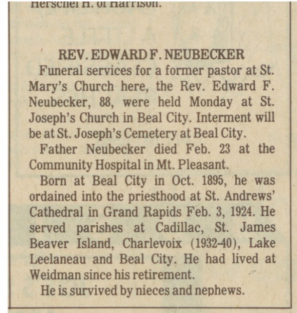 Rev. Edward F. Neubecker thumbnail