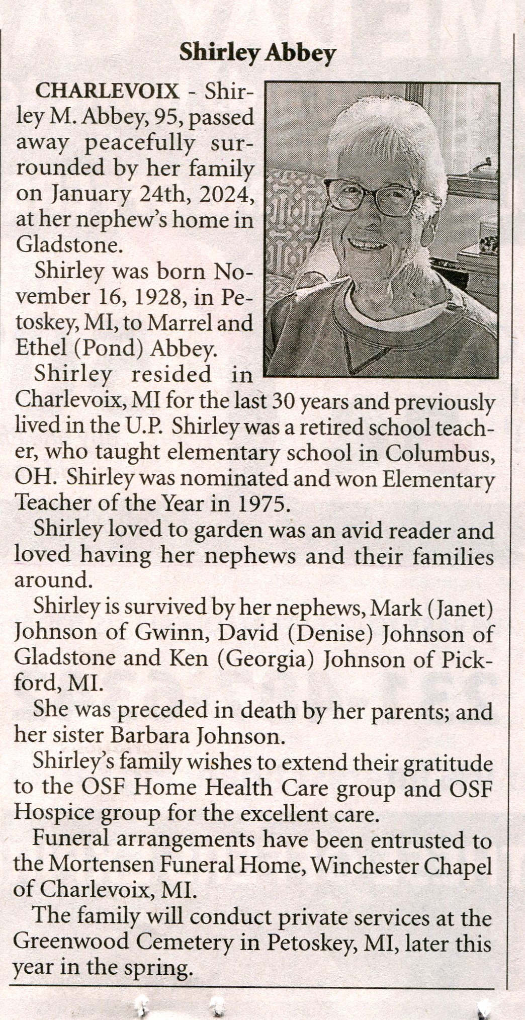 Shirley M. Abbey thumbnail