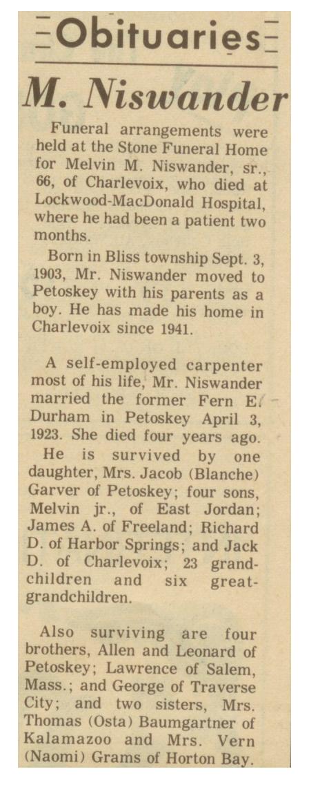 Melvin M. Niswander, Sr. thumbnail