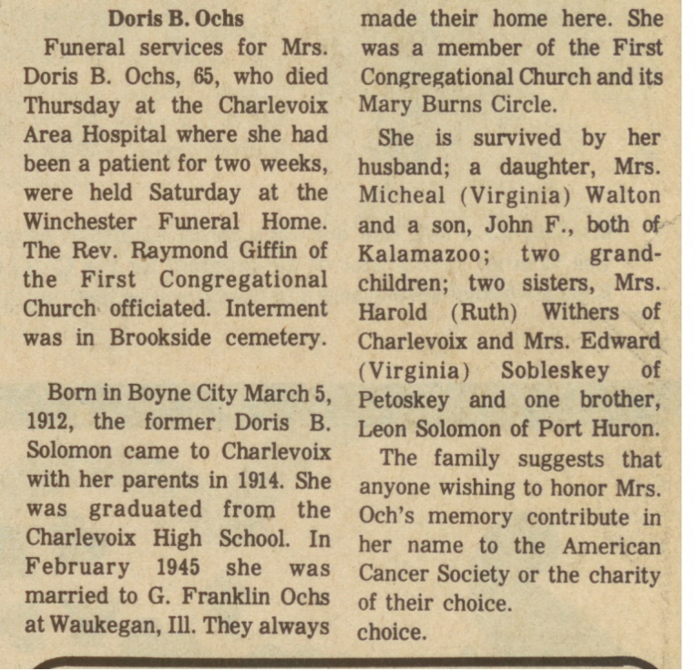 Doris B. Ochs thumbnail