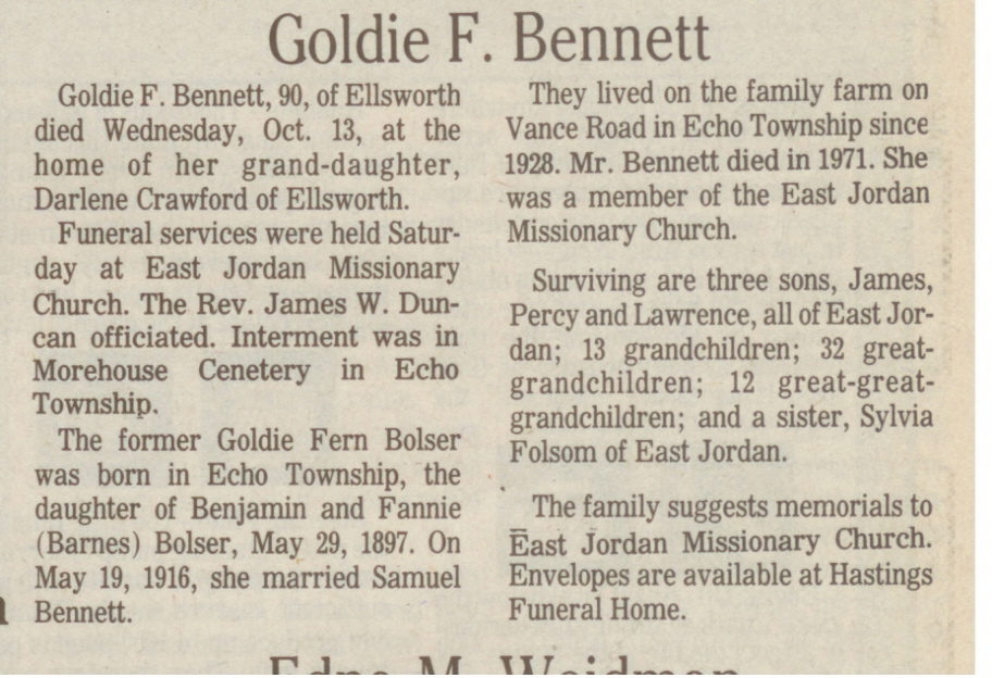 Goldie Fern Bennett thumbnail