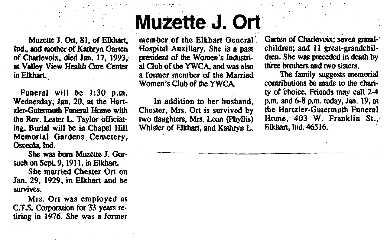 Muzette J. Ort thumbnail