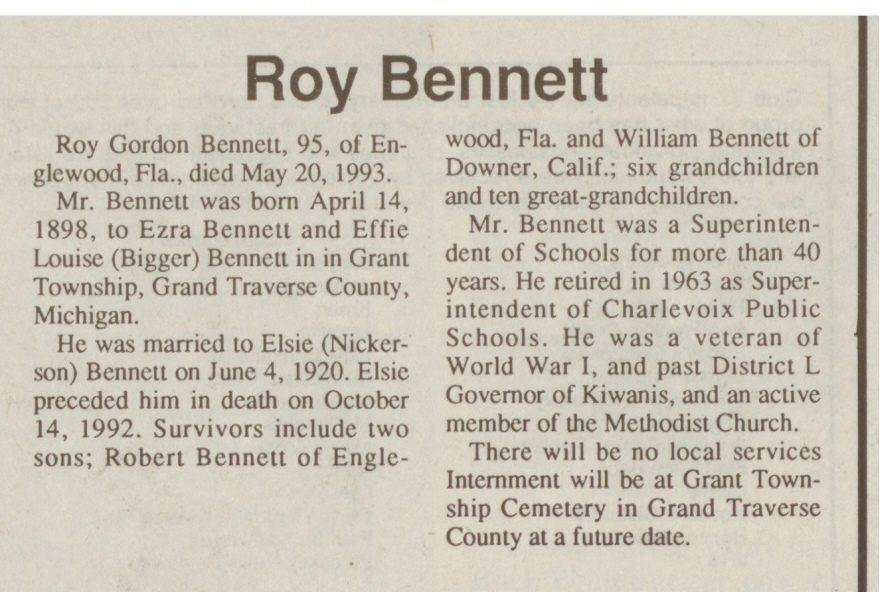 Roy Bennett thumbnail
