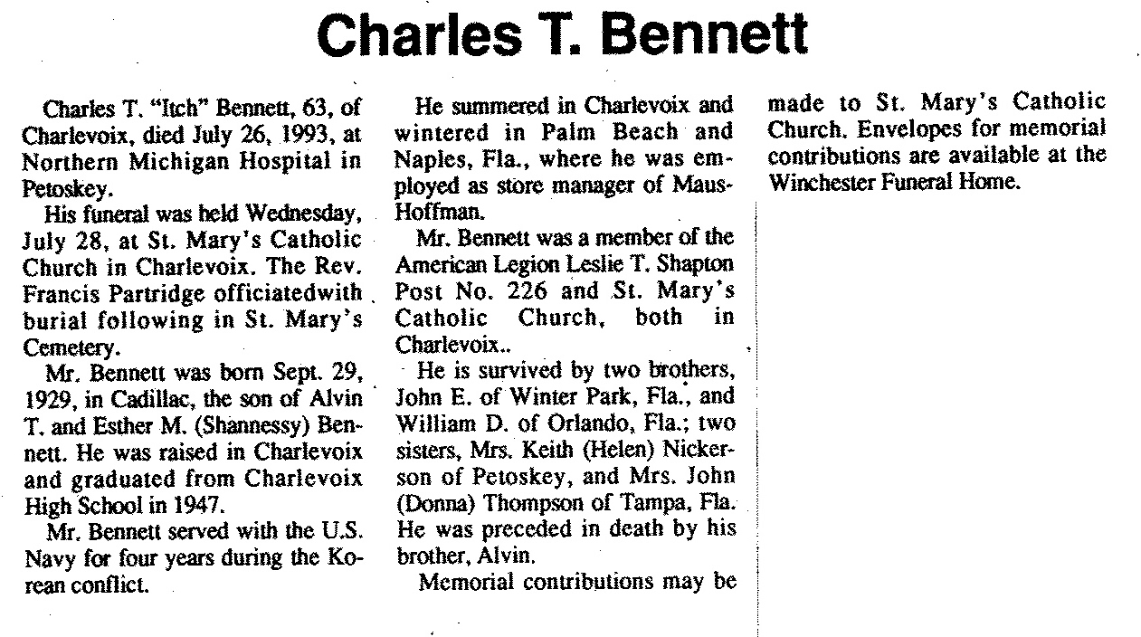 "Charles T. "Itch"" Bennett thumbnail