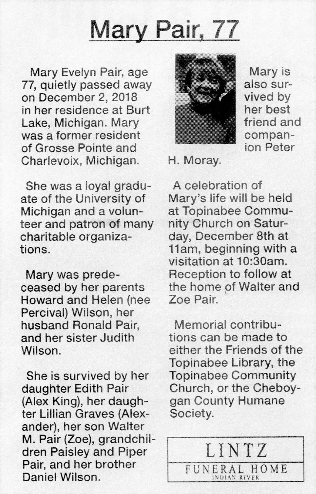 Mary Evelyn Pair thumbnail