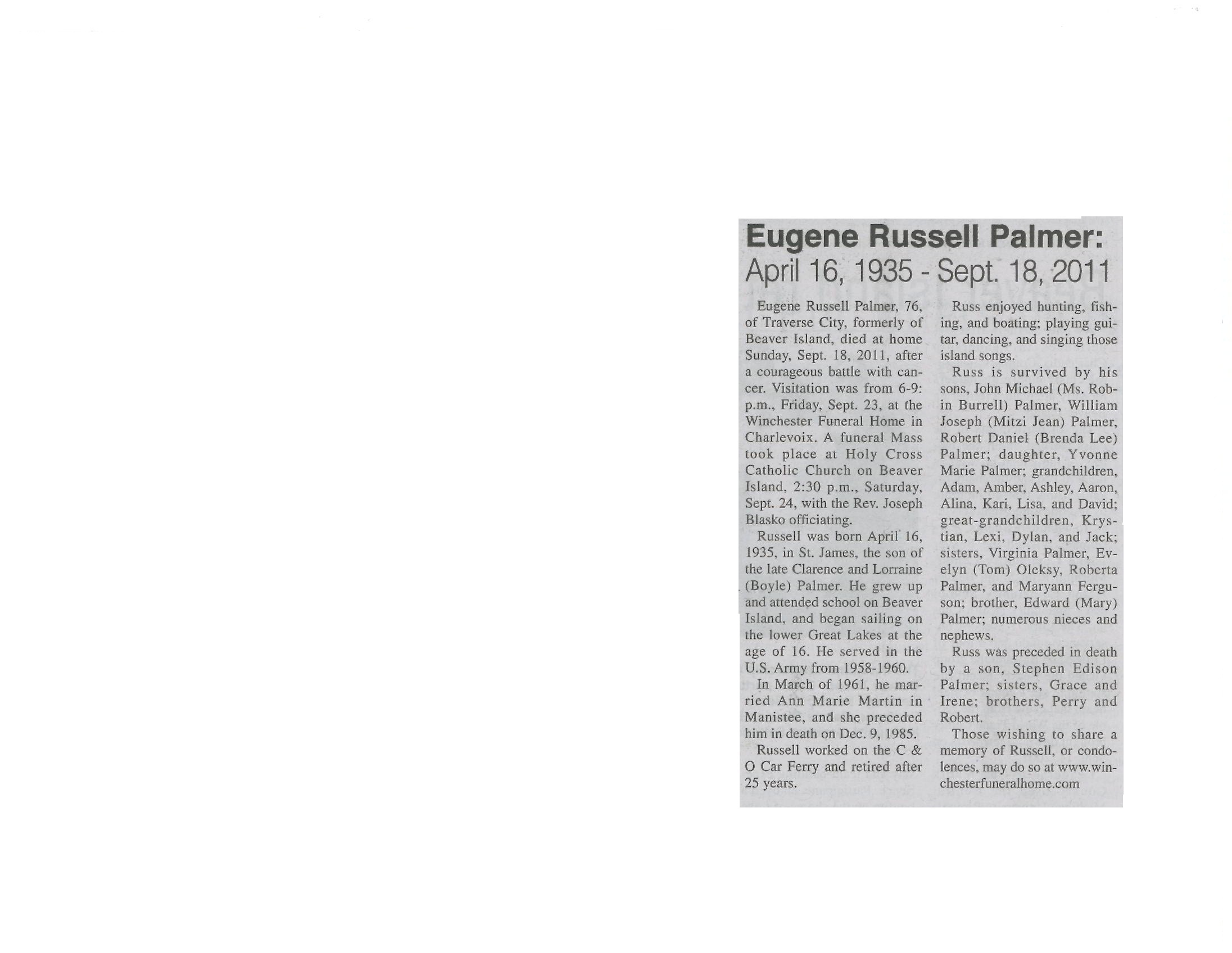 Eugene Russell Palmer thumbnail