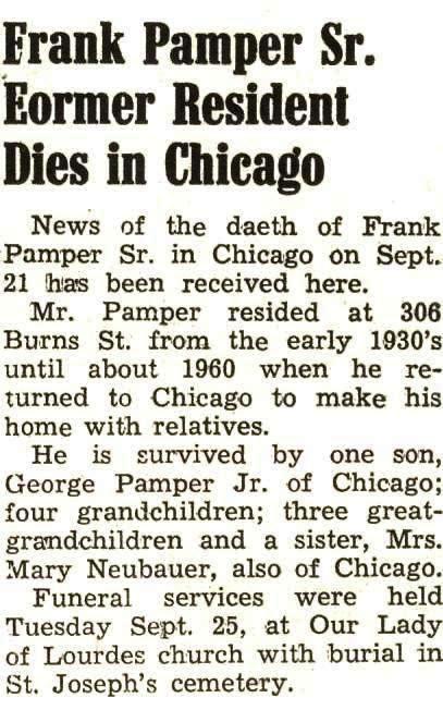 Frank Pamper, Sr. thumbnail