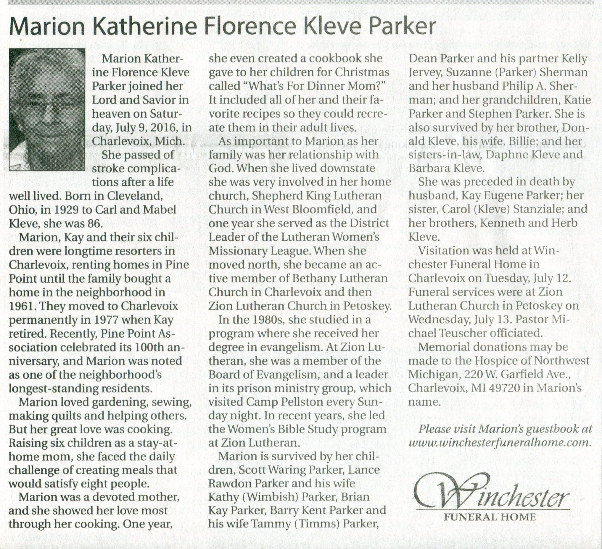 Marion Katherine Florence Kleve Parker thumbnail