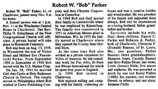 "Robert W. "Bob"" Parker thumbnail