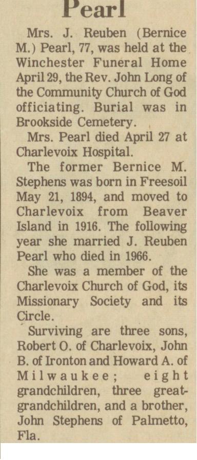 Bernice M. Pearl thumbnail