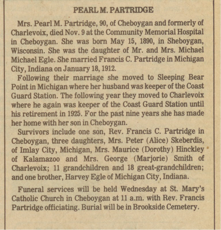 Pearl M. Partridge thumbnail