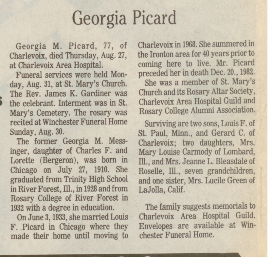 Geprgia M. Picard thumbnail