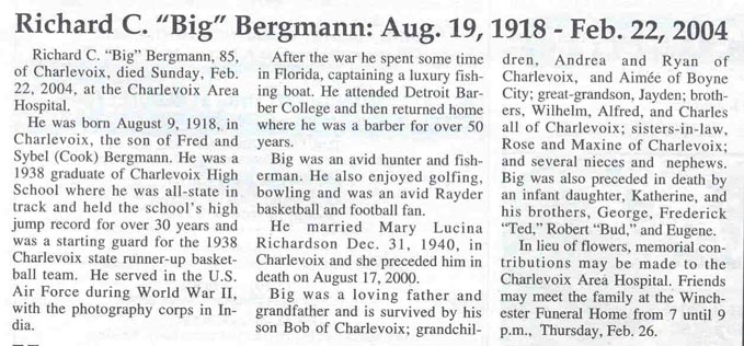 "Richard C. "Big"" Bergmann thumbnail