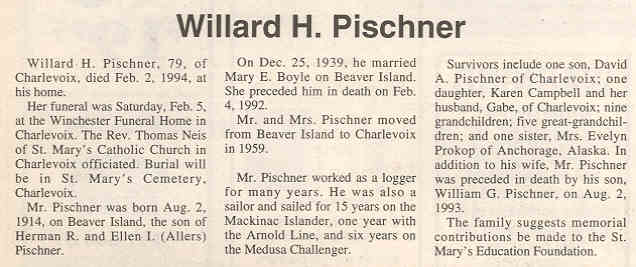 Willard H. Pischner thumbnail
