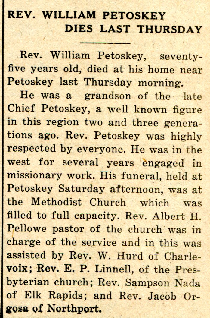 William (Rev.) Petoskey thumbnail