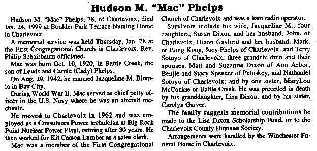 "Hudson M. "Mac"" Phelps thumbnail