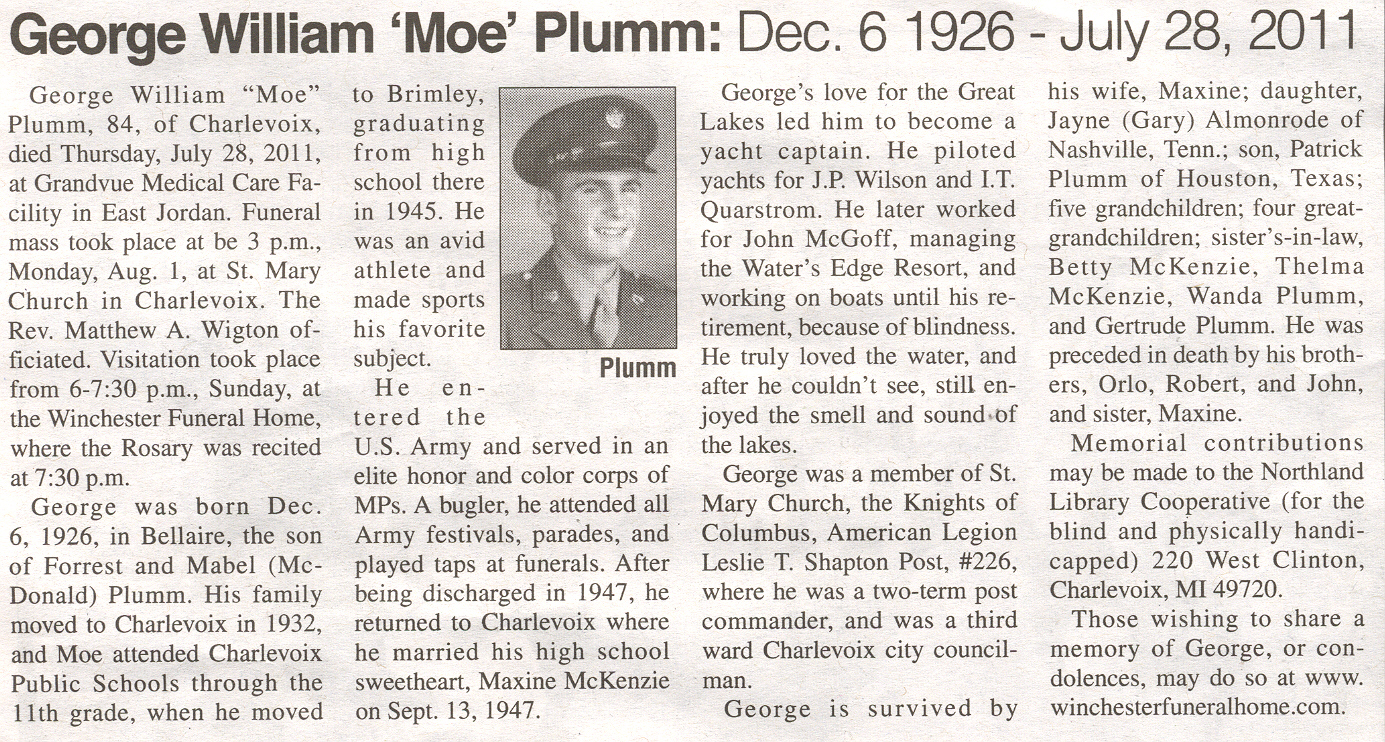 "George William "Moe"" Plumm thumbnail