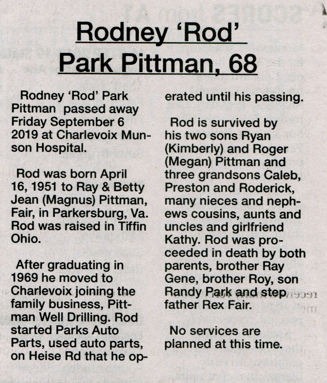 Rodney Park Pittman thumbnail