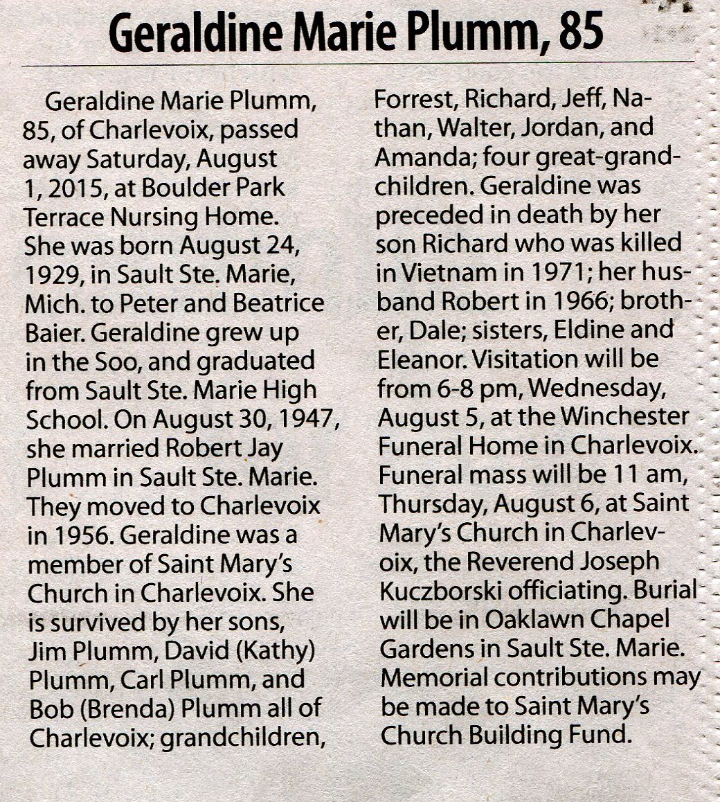 Geraldine Marie Plumm thumbnail